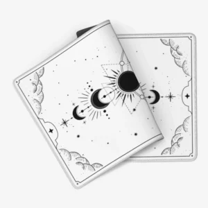 Sous-main phases de lune, style céleste – vue 4 Sous-main phases de lune, style céleste – vue 4