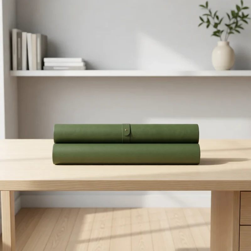 Sous-main en simili cuir avec repose-poignets, ensemble 3 pièces Sous-main en simili cuir avec repose-poignets, ensemble 3 pièces