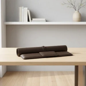 Sous-main en simili cuir avec repose-poignets, ensemble 3 pièces Sous-main en simili cuir avec repose-poignets, ensemble 3 pièces