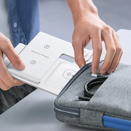 Station de charge sans fil 3 en 1 (téléphone, montre, écouteurs) – vue 5