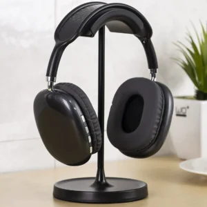 Support de casque en aluminium à base lestée – vue 3 Support de casque en aluminium à base lestée – vue 3