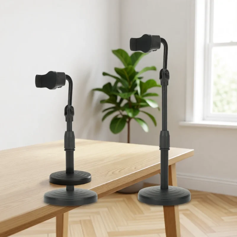 Support de téléphone de bureau réglable en hauteur – vue 2