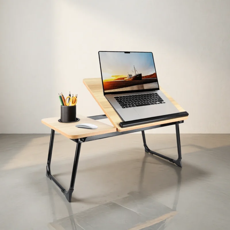 Table de lit pliable en bambou pour ordinateur portable Table de lit pliable en bambou pour ordinateur portable