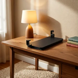 Tablette coulissante pour clavier, à fixer sans perçage – vue 4 Tablette coulissante pour clavier, à fixer sans perçage – vue 4