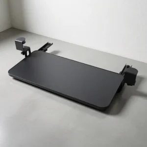 Tablette coulissante pour clavier, à fixer sans perçage Tablette coulissante pour clavier, à fixer sans perçage