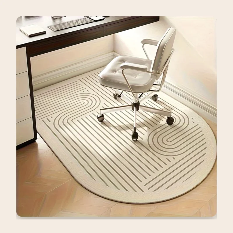 Tapis de bureau motif arche, insonorisant
