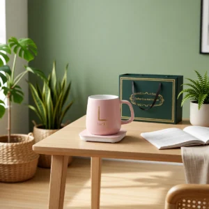 Tasse chauffante rechargeable en céramique, 400 ml – vue 2 Tasse chauffante rechargeable en céramique, 400 ml – vue 2