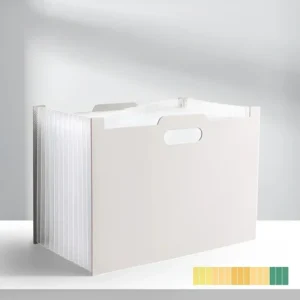 Trieur accordéon A4, 13 poches – Blanc